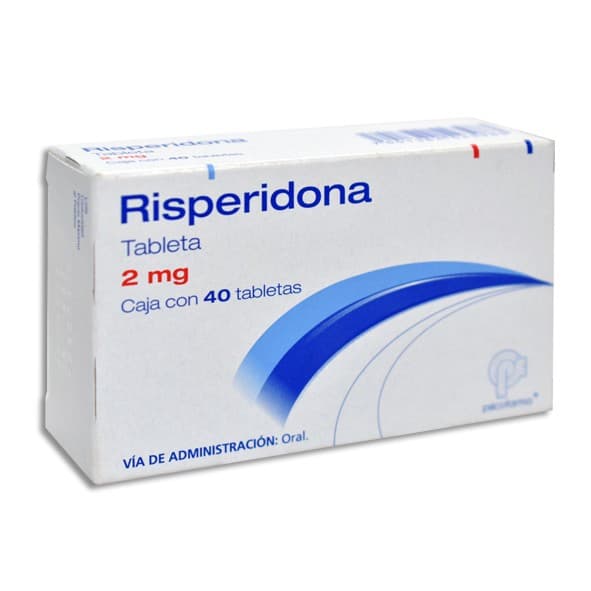 Risperidona (psicofarma) C/40 Tabs. 2 Mg.