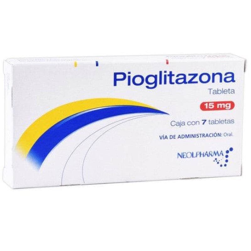 Pioglitazona (neolpharma) C/7 Tabs. 15 Mg.
