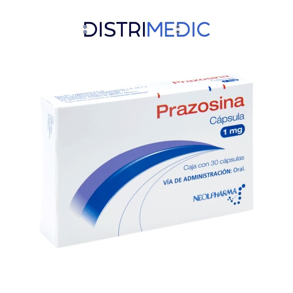 Prazosina (neolpharma) C/30 Caps. 1 Mg.