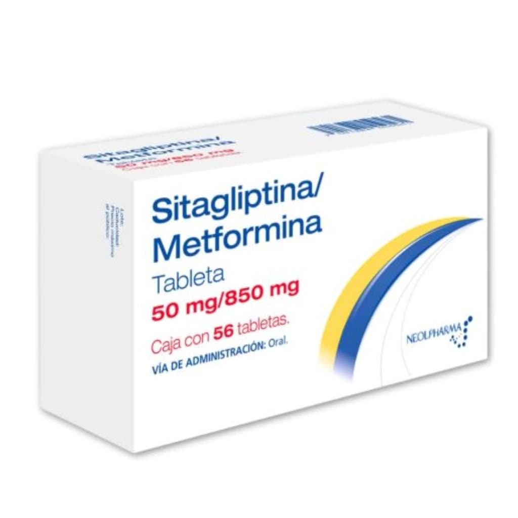 Sitagliptina/metformina (neolpharma) C/56 Tabs. 50/850 Mg.