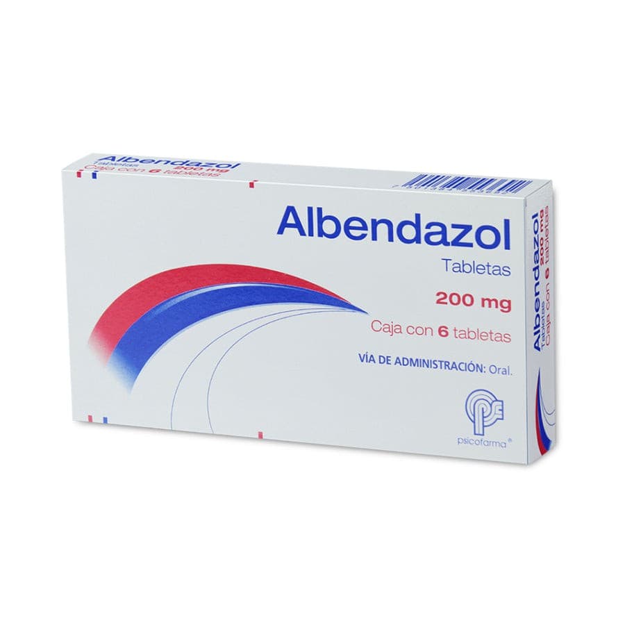 Albendazol (psicofarma) C/6 Tabs. 200 Mg.