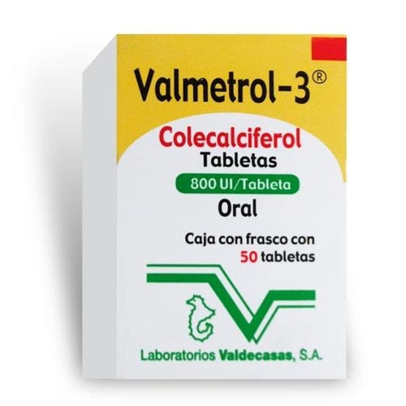 Valmetrol-3 C/50 Tabs. 800 Ui.