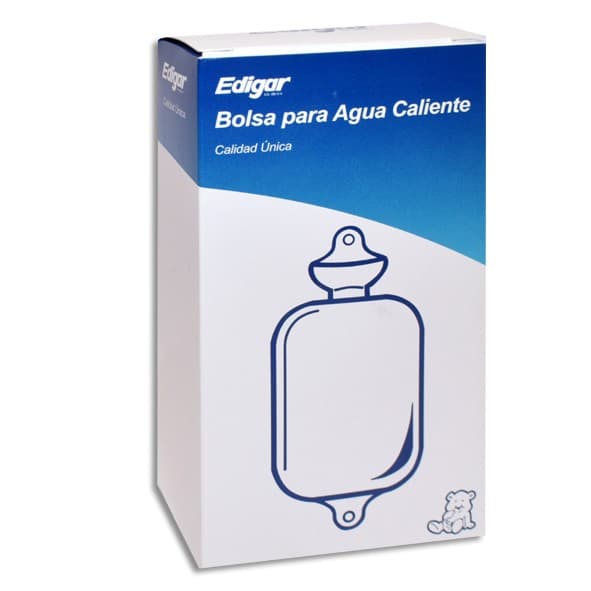 Bolsa de Hule para Agua Caliente (edigar) Cap. 1 Lt. C/1 Pza.