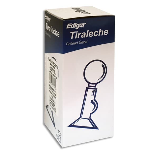 Tiraleche de Cristal C/bulbo de Hule (edigar) Caja C/1 Pza.