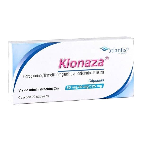 Klonaza C/20 Caps. 80/80/125 Mg.