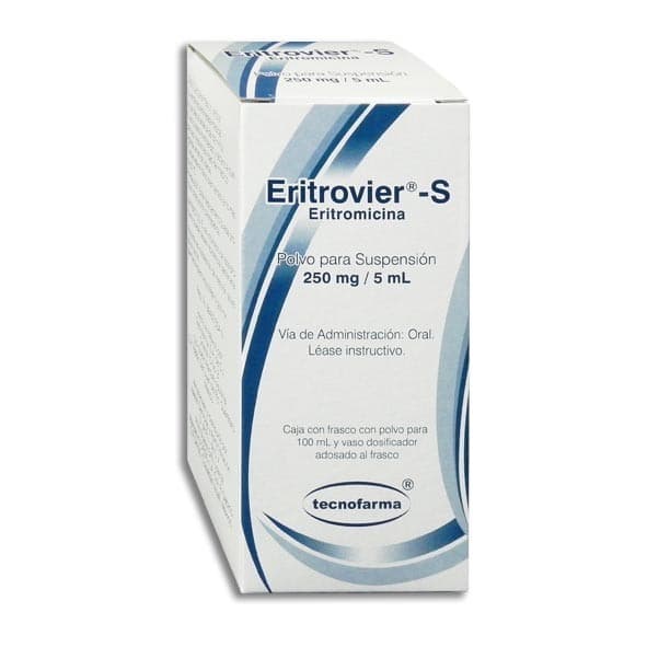 Eritrovier-s Susp. Fco. 100 Ml. 250 Mg/5 Ml.