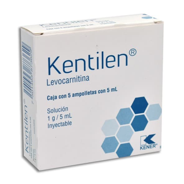 Kentilen Sol. Iny. C/5 Amptas. 1 G/5 Ml.