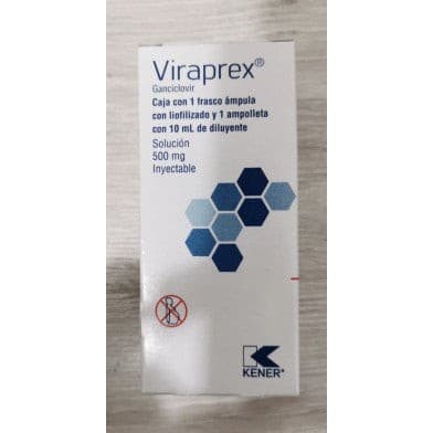 Viraprex Sol. Iny. C/1 Fco. Amp. 500 Mg/10 Ml.