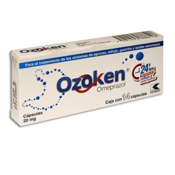 Ozoken 24h C/ 14 Caps. 20 Mg.