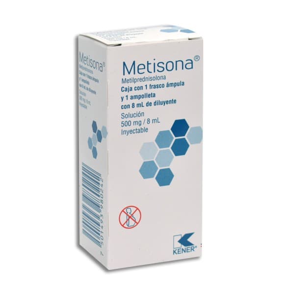 Metisona Sol. Iny. C/1 Fco. Amp. 500 Mg/8 Ml.