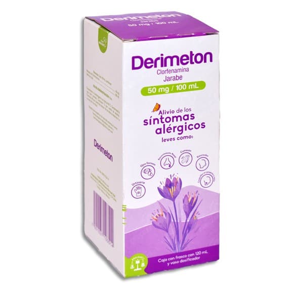 Derimeton Jarabe Fco. 120 Ml. 50 Mg/100 Ml.