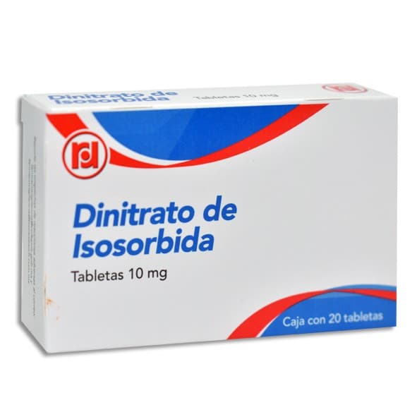 Dinitrato de Isosorbida (randall) C/20 Tabs. 10 Mg.