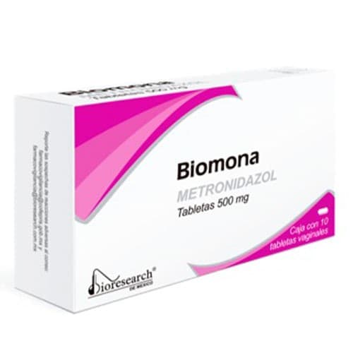 Biomona C/10 Tabs. Vaginales 500 Mg.
