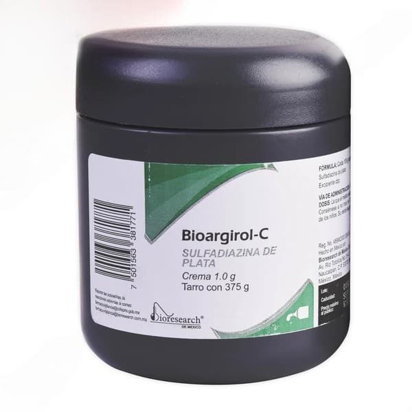Bioargirol-c Crema Tarro C/375 G. 1 G/100 G.