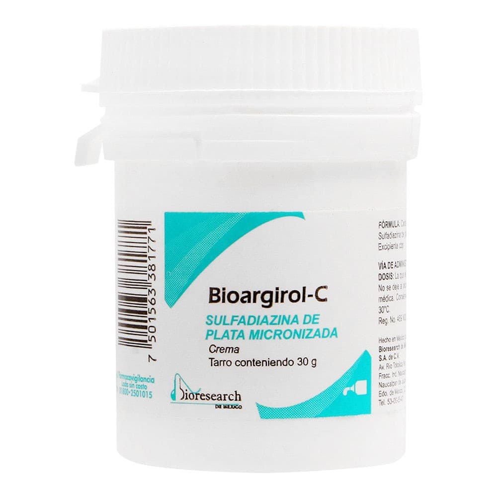 Bioargirol-c Crema Tarro C/ 30 G. 1 G/100 G.