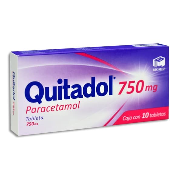 Quitadol C/10 Tabs. 750 Mg.