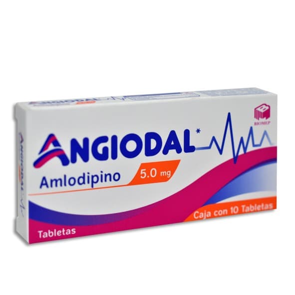 Angiodal C/10 Tabs. 5.0 Mg.