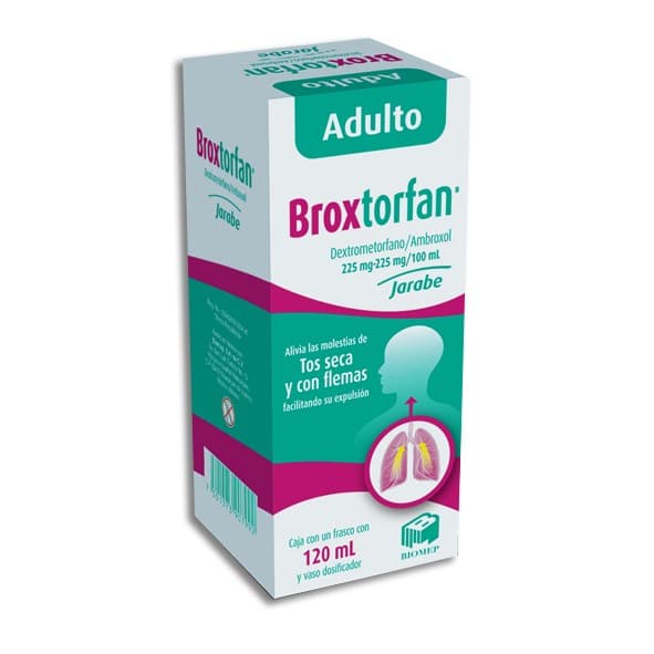 Broxtorfan Jbe. Adulto Fco. 120 Ml. 225-225 Mg/100 Ml.
