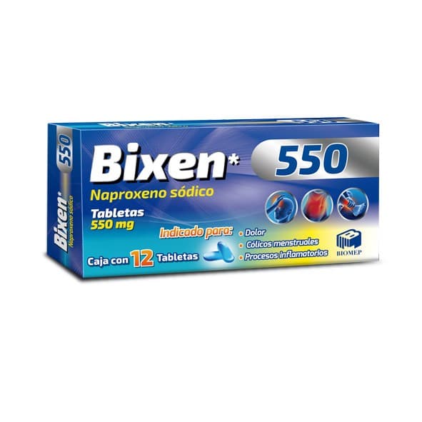 Bixen C/12 Tabs. 550 Mg.