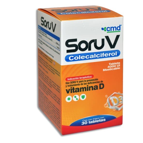 Soru-v C/30 Tabs. Masticables 4000 Ui.
