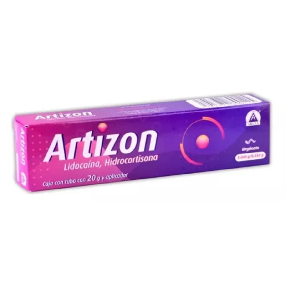 Artizon Ungüento Rectal Tubo C/20 G. 5-0.250-3.5-18 G/100 G. y Aplicador.