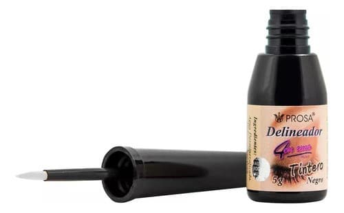 Delineador 4 en Uno Color Negro Tintero C/5 G.