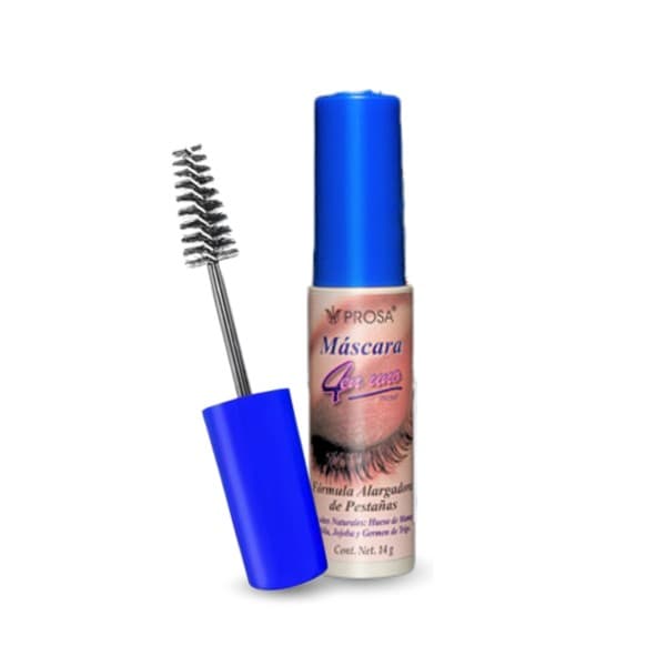 Mascara 4 en Uno Color Azul Tubo C/14 G.
