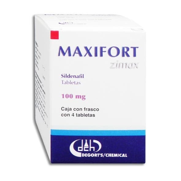 Maxifort Zimax C/ 4 Tabs. 100 Mg.