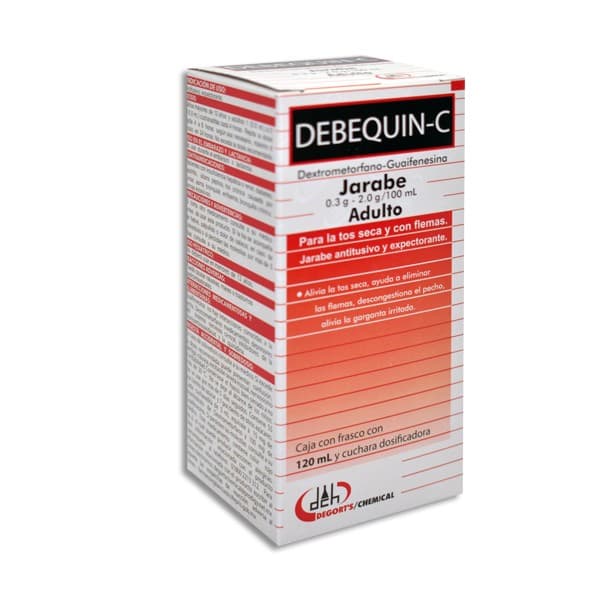 Debequin-c Jarabe Adulto Fco. 120 Ml. 0.3-2.0 G/100 Ml.