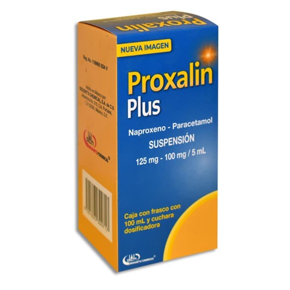 Proxalin Plus Susp. Fco. 100 Ml. 125-100 Mg/5 Ml.