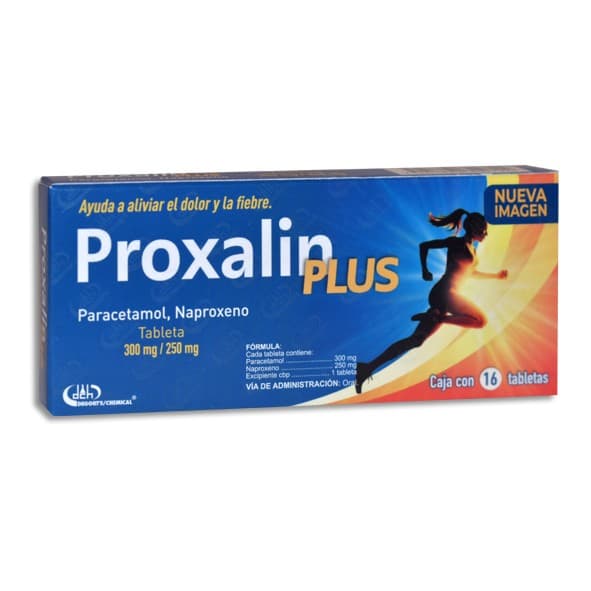 Proxalin Plus C/16 Tabs. 300/250 Mg.