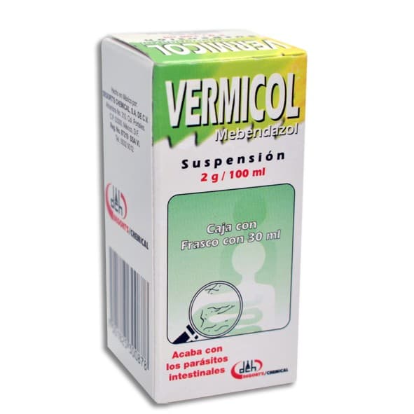 Vermicol Susp. Fco. 30 Ml. 2 G/100 Ml.