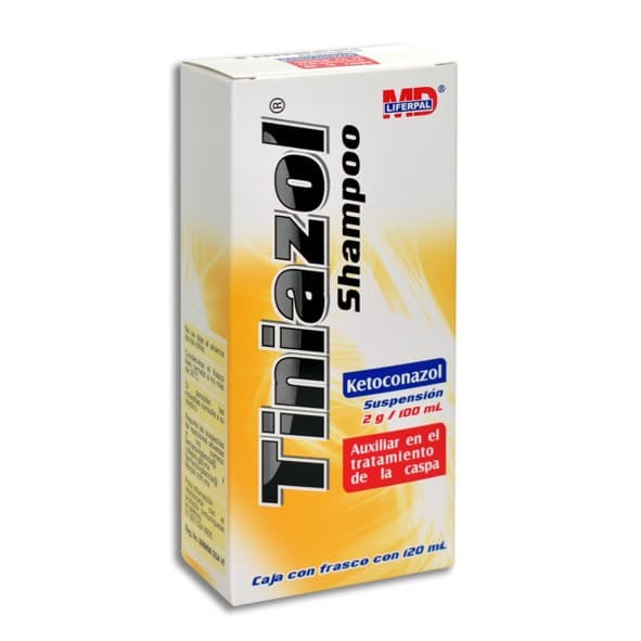 Tiniazol Shampoo Fco. 120 Ml. 2 G/100 Ml.