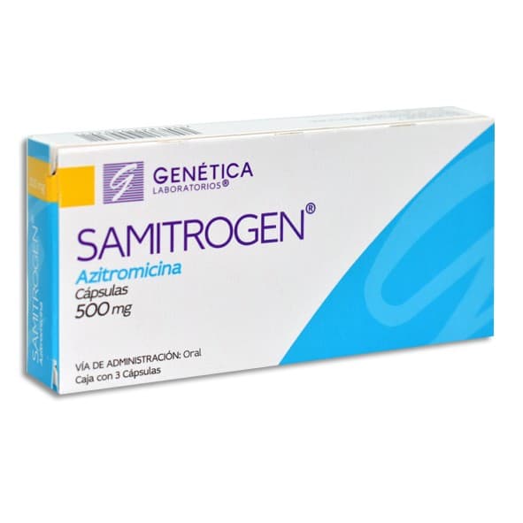 Samitrogen C/3 Caps. 500 Mg.