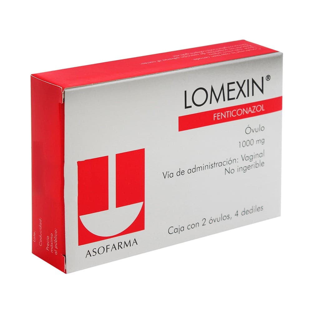 Lomexin C/2 Óvulos 1000 Mg.