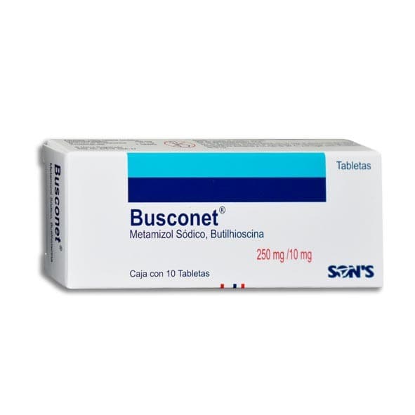 Busconet C/10 Tabs. 250/10 Mg.
