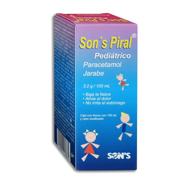 Son´s Piral Jarabe Pediátrico Fco. 120 Ml. 3.2 G/100 Ml.