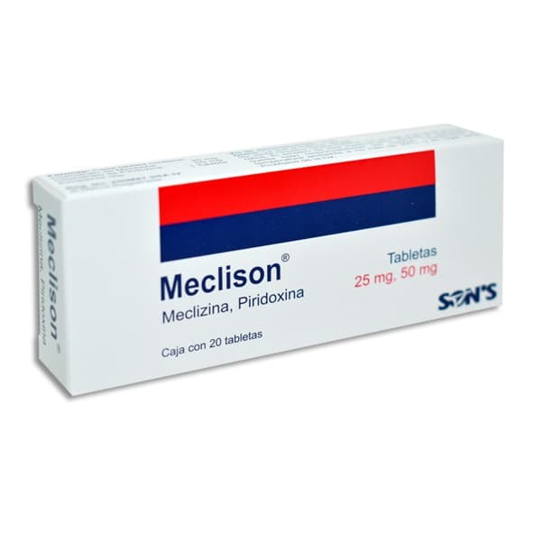 Meclison C/20 Tabs. 25/50 Mg.