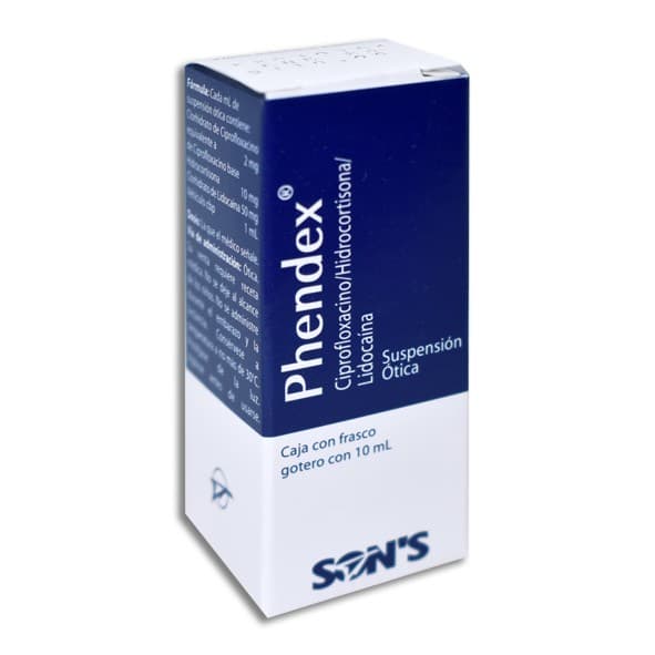Phendex Susp. Ótica Fco. Gotero 10 Ml. 2-10-50 Mg/1 Ml.
