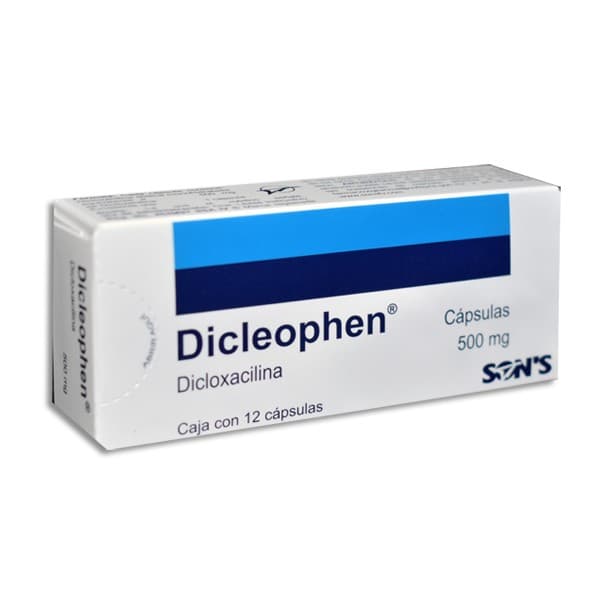 Dicleophen C/12 Caps. 500 Mg.