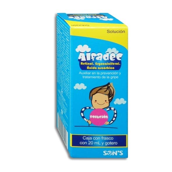 Alfadec Sol. Gotas Fco. 20 Ml. 5000 Ui-400 Ui-60 Mg/1 Ml.