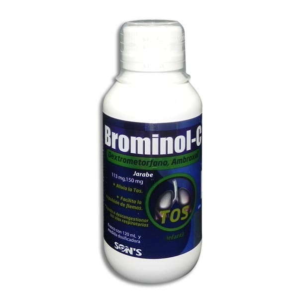 Brominol-c Jarabe Infantil Fco. 120 Ml. 113-150 Mg/100 Ml.