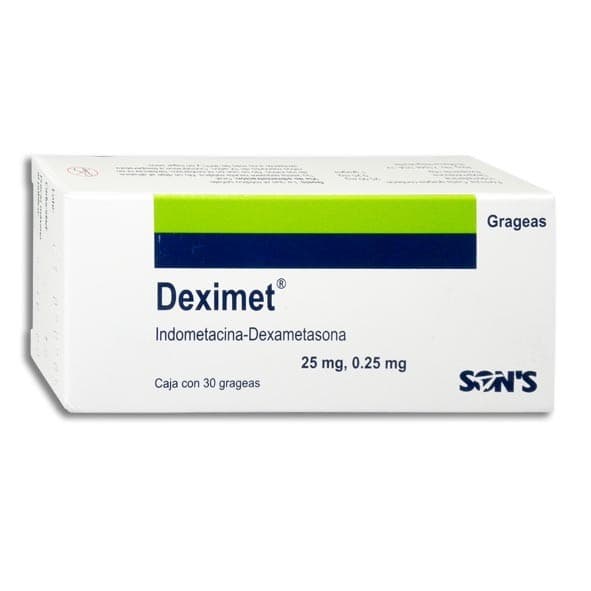 Deximet C/30 Grag. 25/0.25 Mg.