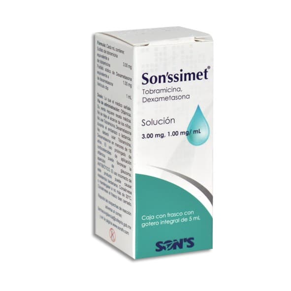 Son´ssimet Sol. Oftálmica Fco. Gotero 5 Ml. 3-1 Mg/1 Ml.