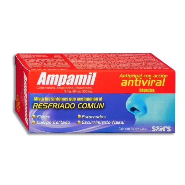 Ampamil C/24 Caps. 3/50/300 Mg.