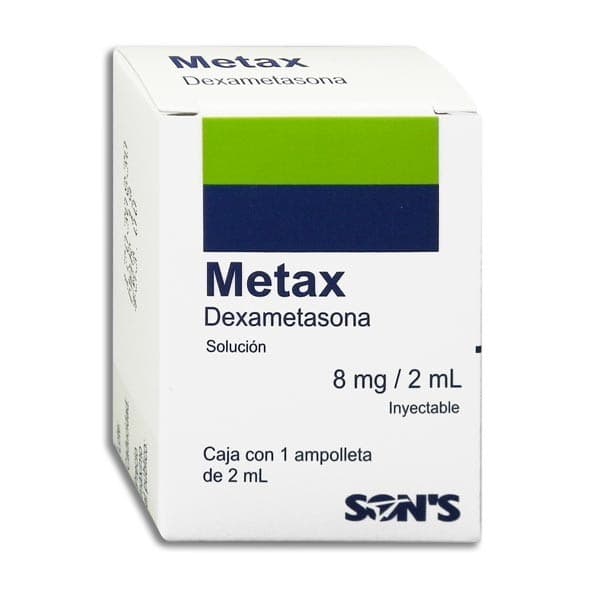 Metax Sol. Iny. C/1 Ampta. 8 Mg/2 Ml.