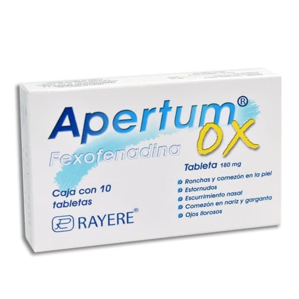 Apertum-ox C/10 Tabs. 180 Mg.