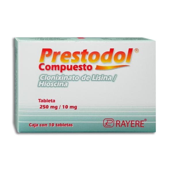 Prestodol Compuesto C/10 Tabs. 250-10 Mg.