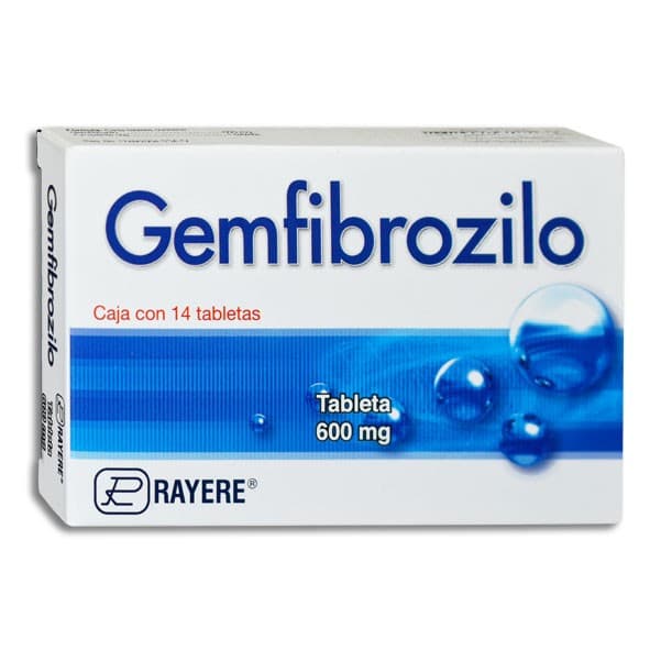 Gemfibrozilo (rayere) C/14 Tabs. 600 Mg.