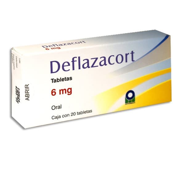 Deflazacort (offenbach) C/20 Tabs. 6 Mg.
